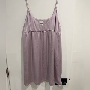 Aritzia Wilfred Lover Satin Mini Dress